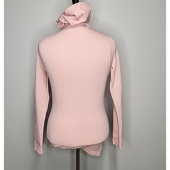 Athleta women's Light Pink  long-sleeved hoodie pullover top Sz S - Picture 4 of 10
